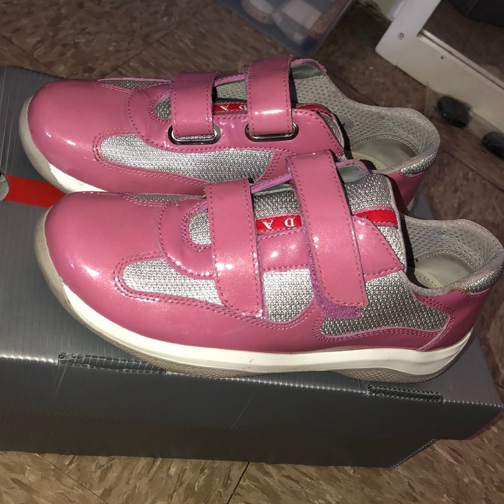 Prada Sneakers Size 37. Only worn three times.